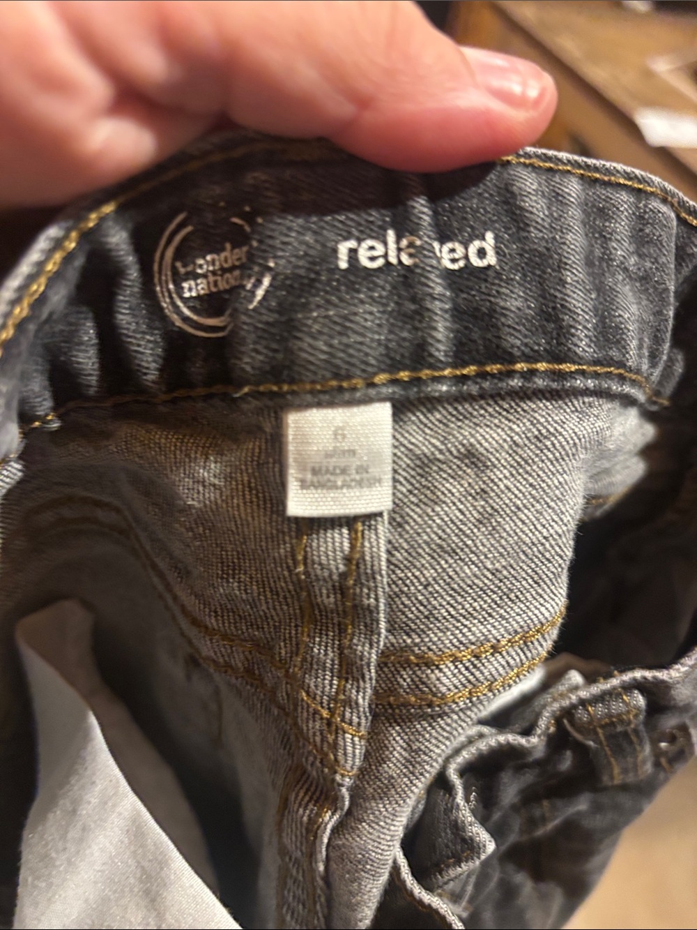 wonder nation dark blue Distressed Kids Jeans - Picture 3 of 4